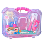  KIT MALETA DE DENTISTA INFANTIL ROSA
