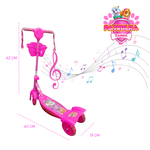 Patinete Infantil Musical Patrulha Menina