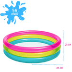 Piscina Inflável Arco-Íris 56 litros - Intex