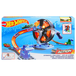  Pista Hot Wheels Com Carrinho Brinquedo Spinwheel Challenges