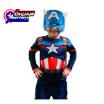 FANTASIA CAPITÃO AMÉRICA LUXO