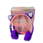 Fone de Ouvido Gatinho com Led Colorido KA-920