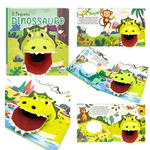 Livro Fantoche O Pequeno Dinossauro - Uma Aventura pela Selva nas Pontas dos Dedos!