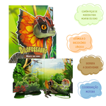 Livro Monte Seu Dino: Dilofossauro