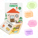 Livro Formatos - Livro + Peças Dançantes de Velcro