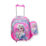 KIT ESCOLAR MOCHILA DE RODINHA , LANCHEIRA E ESTOJO - FROZEN