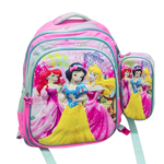 KIT ESCOLAR MOCHILA, LANCHEIRA E ESTOJO - PRINCESAS