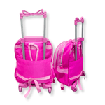KIT ESCOLAR MOCHILA DE RODINHA, LANCHEIRA E ESTOJO - PRINCESA SOFIA