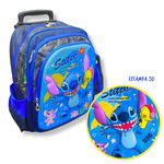 Mochila Com Rodinha e Estojo - Stitch2