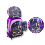 KIT ESCOLAR MOCHILA DE RODINHA, LANCHEIRA E ESTOJO - WANDINHA