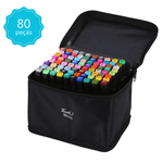 Kit Canetinhas Touch 80 Cores Ponta Dupla