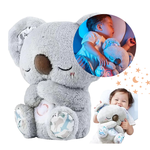  Pelúcia Calm Koala Som E Movimento De Respiração Luz Música