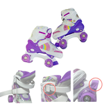 Patins Roller Arco-Íris Roxo