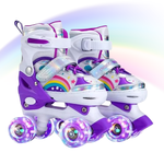 Patins Roller Arco-Íris Roxo