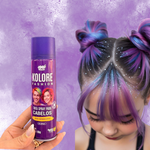  Tinta Spray Temporária Para Cabelos Kolore Fashion Roxo