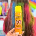 Tinta Spray Temporária Para Cabelos Kolore Fashion Amarelo