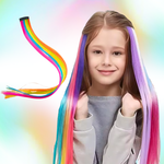  Mecha Aplique de Cabelo Tic-Tac Arco-íris