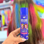 Tinta Spray Temporária Para Cabelos Kolore Fashion Azul