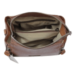 Bolsa Feminina Couro Legitimo Pequena Transversal caramelo Ref:DM-07