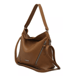 Bolsa Feminina couro legitimo grande caramelo ref:DM-09