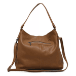 Bolsa Feminina couro legitimo grande caramelo ref:DM-09