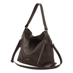 Bolsa Feminina couro legitimo grande chocolate Ref:DM-09