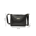 Bolsa Feminina Pequena Transversal chocolate DM-22