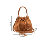 Bolsa saco media metalasse CHOCOLATE REF:DM-18M 