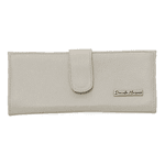Kit bolsa grande couro legitimo+ mini+ carteira off white ref:DM-03C