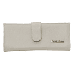 Kit bolsa grande e carteira couro legitimo off white ref:DM-01B