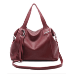Bolsa grande couro legitimo bordo ref:DM-01