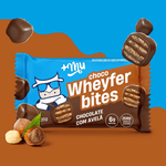 Choco Wheyfer Bites +Mu Chocolate com Avelã com 6g de Proteínas 35g