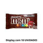 Chocolate M&ms Ao Leite 45g - Display Com 18 Unidades
