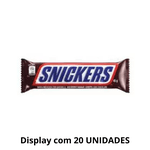 Chocolate Snickers 45g - Display Com 20 Unidades