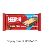 Chocotrio Nestlé Leite 90g - Display Com 12 Unidades