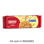 Cookie Galak Gotas Chocolate Branco 60g - Kit Com 5 Unidades