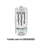Energético Monster Ultra Zero 473ml - Fardo Com 6 Unidades