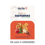 Mix De Castanhas Day2day By Be Veggie 30g - Kit Com 5 Unidades