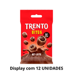 Trento Bites Ao Leite 40g - Display Com 12 Unidades