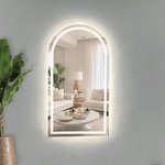 Espelho Jateado com Led 3 Cores de Led 1,10 x 0,60 Touch Screen