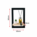 KIT 2 Quadros Nicho Prateleira de Madeira Pinus, Decoração incrível para deixar seu ambiente lindo