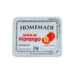 Geleia Sabor Morango e Abacaxi Homemade Em Sachê Blisters De 15g Kits De 144, 72, 48 e 36 Unidades