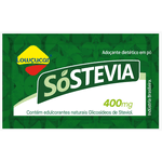 Adoçante SóStevia Plus Lowçucar Em Sachê De 400mg Caixa Com 1000 Unidades
