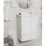 GABINETE COM LAVATORIO 45X32X58CM BRANCO