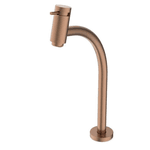 TORNEIRA DE LAVATORIO DE MESA BICA ALTA ROSE GOLD MATTE