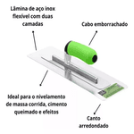 DESEMPENADEIRA DE PUNHO ALLISAPRO AÇO INOX 2070