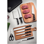 KIT CHEF INOX 10 PEÇAS CENTURY PRETO