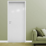 Kit Porta Madeira de Giro Branco Max 210x80cm Colméia com Batente Regulável 9 a 14cm Eucaplac Eucatex 