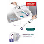 FLASH LIMP SANICLICK, ESCOVA SANITARIA COM REFIL DESCARTAVEL