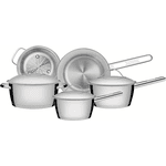 JOGO PANELAS AÇO INOX 5 PEÇAS ALLEGRA